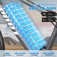 thumbnail image 3 of ASKGO 1200W Peak Electric Mountain Bike for Adults, 26" All-Terrain Tire, 48V 10.5Ah Removable Battery for 60-Mile Range, 7-Speed Gears with Front Suspension,UL2849,Free LOCK, 3 of 13