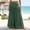 Green, variant on Embroidery Maxi Skirts for Women with Pockets Midi Length Long Skirt Casual Beach Party Holiday Cotton Linen Skirt Khaki S