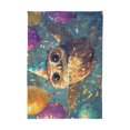 thumbnail image 2 of BZSMCE Square Tablecloth Owl Fly Pattern Pattern Tableclothes, 2 of 8