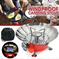 thumbnail image 3 of Windproof Small Cassette Stove Stainless Steel Portable Mini Outdoor, 3 of 5