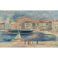 thumbnail image 3 of Pierre-Auguste Renoir 24x17 Black Modern Framed Museum Art Print Titled - The Port of Saint-Tropez, 3 of 5