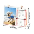 thumbnail image 4 of Eespoir 2026 Pet Lovers Calendar, 12 Monthly Human Friend Photos, Ideal Gift for Furry, Personalized Calendar for Home and Office(A), 4 of 9