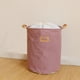 thumbnail image 2 of Caja de almacenamiento plegable, bolsas con cordón, Bolsa de Almacenamiento de Ropa en forma de barril de lunares, sin tapa, manta grande, organización de ropa, 2 of 5