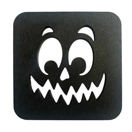

Manwang Long-lasting Wooden Set Halloween Theme Ghost Spider Cat Design Heat-resistant Non-slip Countertop Protection Natural Wood Drink Coffee Tea Cup Holder
