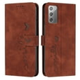 thumbnail image 3 of PU Leather Wallet Case for Samsung Galaxy Note 20, Card Slots Flip Cover with Stand Feature Magnetic Closure Case for Samsung Galaxy Note 20(6.7 inch),Brown, 3 of 10