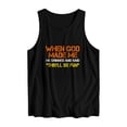 thumbnail image 2 of When God Made Me He Grinned and Said This'll Be Fun Religious Christian T-Shirt Funny Sarcastic Saying Women's Tank Top L, 2 of 6
