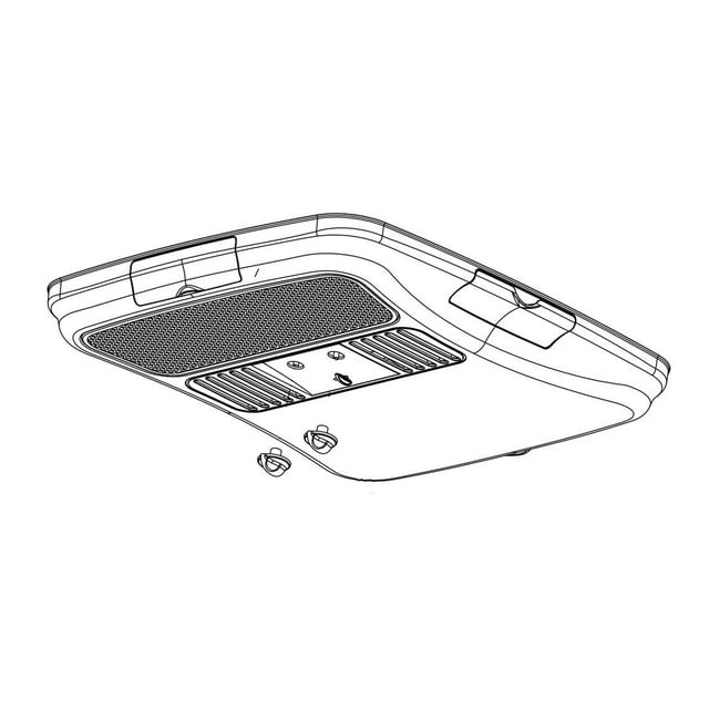 Dometic Air Conditioner Ceiling Assembly 3314853.000 Penguin II; Non-Ducted; Manual; Polar White