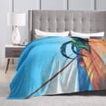 thumbnail image 4 of Moana Ultra-Soft Micro Fleece Blanket Home Decor Throw Lightweight for Couch Bed -Q491, 4 of 5