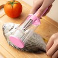 thumbnail image 4 of VOAVEKE Kitchen Gadgets And Utensils,Kitchen Gadgets And Tools,Multi-Function Storage Paring Knife, Fruit And Vegetable Peeler, With Barrel Storage Type Scale Scraper, 4 of 5