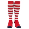 thumbnail image 2 of Mk Socks USA Flag Baseball, Football, Soccer Knee High Socks - Navy Red White (L), 2 of 4
