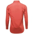 thumbnail image 3 of Men's Classic Fit Long Sleeve Wrinkle Resistant Button Down Premium Dress Shirt (Coral,4XL), 3 of 4