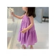 thumbnail image 3 of Summer Children's Korean Version Of The Suspender Skirt Sweet Girl Sleeveless Skirt Dress Beach Skirt 1-7Years, 3 of 8