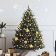 thumbnail image 2 of vidaXL 1 Piece Christmas Decoration Ball Set with LED Lighted Peak Xmas Tree Holiday Ornament, 2 of 9