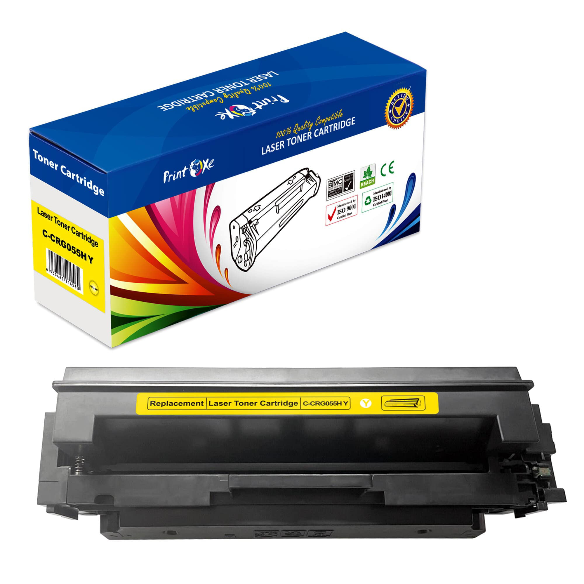 CRG 055H Yellow | Without Chip | Compatible Cartridge for Canon Color  ImageCLASS MF740C MF741Cdw MF743 MF743Cdw MF745Cdw MF746Cdw LBP660C LBP661C  