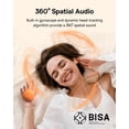 thumbnail image 3 of Baseus Active Noise Cancelling Earbuds Bluetooth 5.3 Wireless Earbuds App Customized Ear Buds, Airnora 2, Orange, 3 of 17