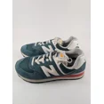 thumbnail image 2 of New Balance 574 Espadrilles Vert et Blanc pour Femmes Taille 9 Hommes 7.5 - 2E Grand, 2 of 6