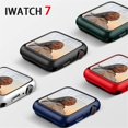 thumbnail image 3 of czcpp-Compatible pour Apple Watch 45mm 41mm Protecteur d'Écran, Étui Rigide PC avec Verre Trempé HD Protecteur Femmes Hommes Protection Montre pour iWatch Séries 8/7 45mm 41mm, 3 of 4