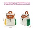 thumbnail image 4 of URSOFINE Lightweight Color Block Drawstring Backpack Cute Mini Backpack Casual Daypack, 4 of 7
