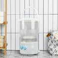 thumbnail image 3 of Compact Washing Machine, Automatic Waterflow Direction Changing, Effective Cleaning, 85W 10L Up to 15 Minute Timer, Small Laundry Washer for Home Apartment,, 3 of 7