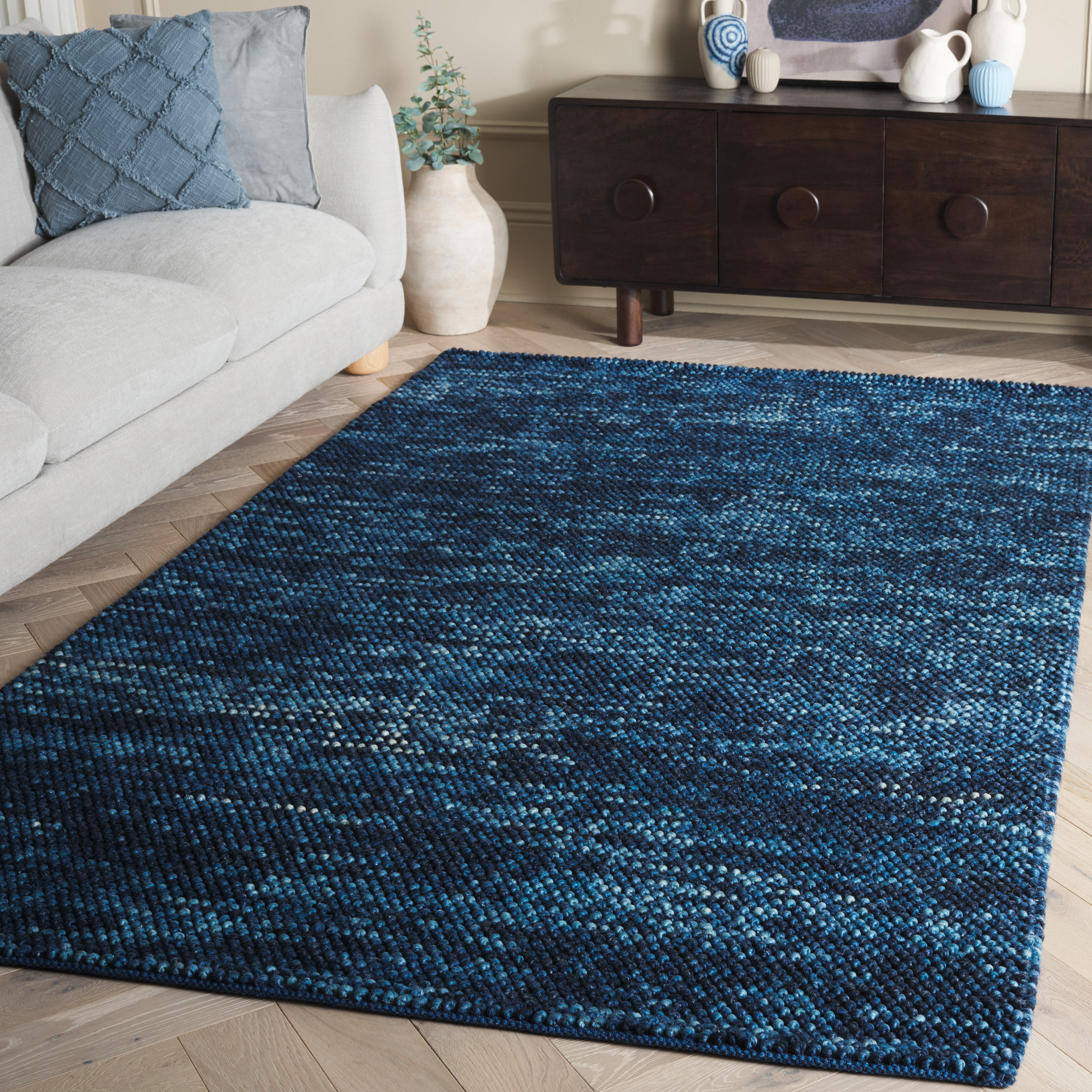 Safavieh Natura Willoughby Distressed Area Rug, Navy/Blue, 2' x 3'