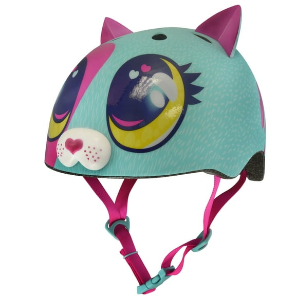 Raskullz I Heart Kitty Bike Helmet, Toddler 3  (48-52cm)