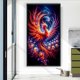 thumbnail image 2 of Hilo Algodón Ecológico Bordado Punto Cruz Con Fénix Llameante 11CT 40x70cm, 2 of 9