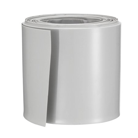 Gaine Thermorétractable PVC Bleu 70mm Largeur Plate - 5,5m Pour Batteries 18650 - Isolation Et Protection Idéale