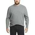 thumbnail image 2 of Van Heusen Mens Big and Tall Essential Long Sleeve Ottoman Crewneck Shirt 3X-Large Iron Gate, 2 of 4