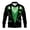 1-Black, variant on St. Patrick's Day Suit-Style Print Dressy Shirts for Men Comfortable Button down Long Sleeve Tops Shamrock Patterns Lightweight for Business and Daily Wear 1-Black XXL