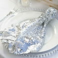 thumbnail image 4 of BalsaCircle 50 Pieces 20" Silver Sequins Napkins Wedding Decorating Tablecloths Holiday Dinner Party Table Decorations, 4 of 4