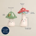 thumbnail image 3 of Set de sonajeros musicales Itzy Ritzy Mini Maracas con diseño de hongos, 3 of 6