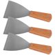 thumbnail image 1 of 2 UNIDS Pequeña Cuchara de Pincho Hogar Hogar Herramienta de la Hornada Occidental Acero Inoxidable Triangular Steak Chocolate P HOMEMAXS 15807987-MX, 1 of 6