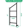 thumbnail image 4 of Heavy-Duty Shipping Container Shelving 4-Pack - Adjustable 3-Tier Steel Shelves, 800lb Load Rating per Bracket for Garage & Workshop Storage, 4 of 7