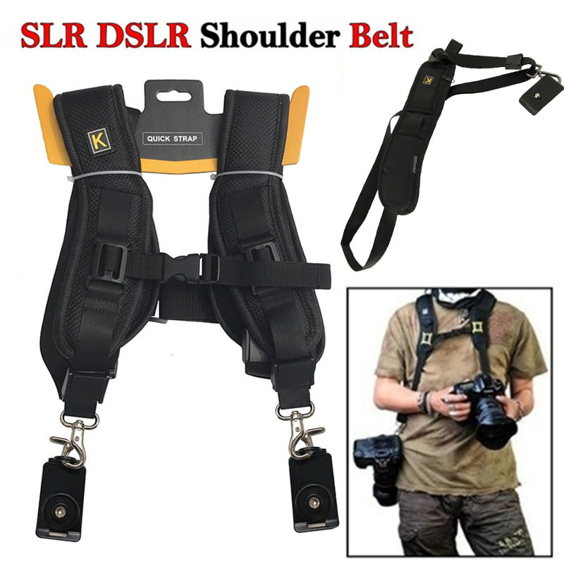 Camera DSLR DV Comfortable Shoulder Pad Anti-slip Rapid Carry Sling Strap 