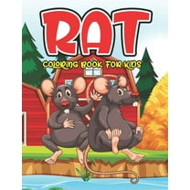 Rat Coloring Book For Kids: A Fantastic Rat Coloring Book With Fun And Easy Stress Relaxation Nature & Jungle Happy Color Pages For Kids, Toddlers, Preschoolers & Kindergarten (Paperback)