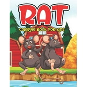 Rat Coloring Book For Kids: A Fantastic Rat Coloring Book With Fun And Easy Stress Relaxation Nature & Jungle Happy Color Pages For Kids, Toddlers, Preschoolers & Kindergarten (Paperback)