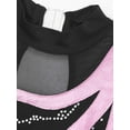 thumbnail image 4 of iiniim Kids Girls Long Sleeve Sequins Printing Ice Roller Figure Skating Dress Ballet Dancewear Size 6-16 Pink 12, 4 of 7