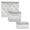 Kitchen Details 5 Piece Set Reusable Gallon, Sandwich, and Snack Bags