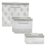 Kitchen Details 5 Piece Set Reusable Gallon, Sandwich, and Snack Bags