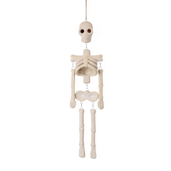 Skeleton Wall Decoration, Cream, 16.7", Halloween by Way To Celebrate
