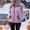 Purple, variant on Women's Long Cardigan Jacket Open Front with Pockets Lightweight Casual Plus Size Coat