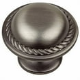 thumbnail image 2 of GlideRite Hardware 81784-P-10 Round Rope Cabinet Knobs, 10 Pack, 1.125", Satin Pewter, 2 of 4