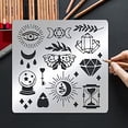 thumbnail image 6 of 1pc Magic Theme Stainless Steel Stencil Template Square Metal Stencil for DIY Scrapbooking Photo Album, 6 of 9
