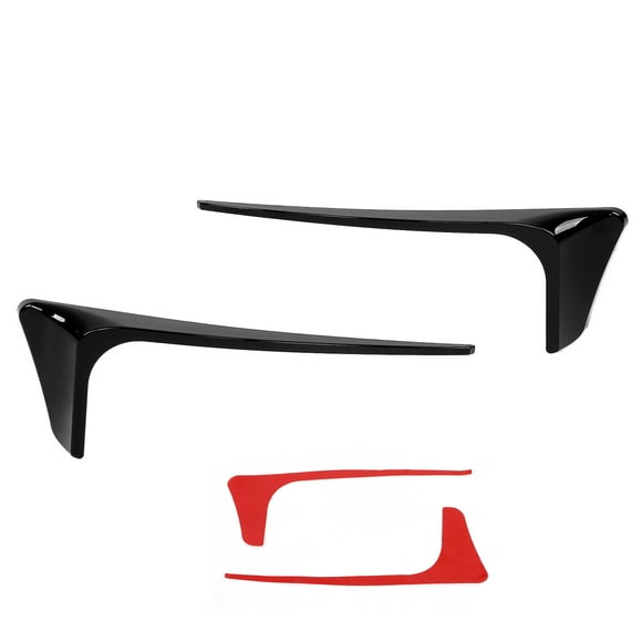 Car Accessories,Gloss Black Rear Bumper Rear Bumper Canards Rear Bumper Reflector Decor Unparalleled Experience