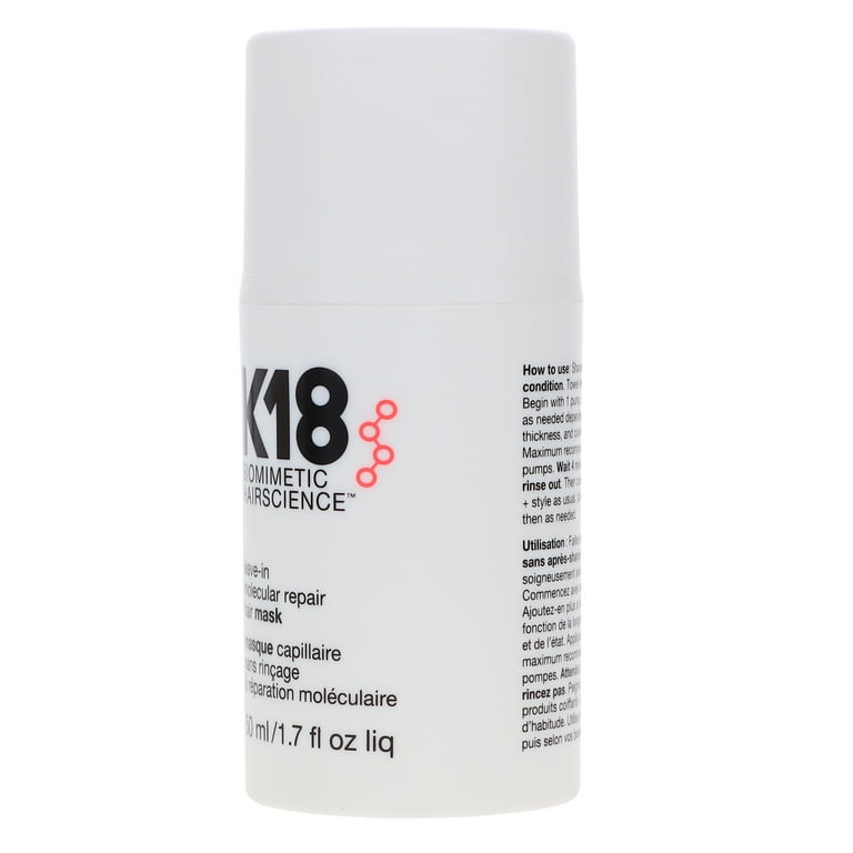 K18 Leave-In Molecular Repair Hair Mask 1.7 oz - Good for