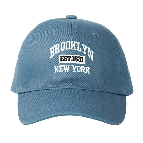 Fgnfyis Unisex USA City Hat Vintage Embroidery Washed Distressed Co Tton Baseball Cap Adjustable Hat Mens Womens Hats Blue