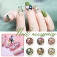 thumbnail image 3 of 3D Nail Art Rhinestones Set Mixed Sparkle Nail Charms Multiple Shape Metal Nail Art Diamonds Pearl Crystal Nail Gems Nail Decor for Girl Women DIY Nail Design Craft Decorations Kit, 3 of 6