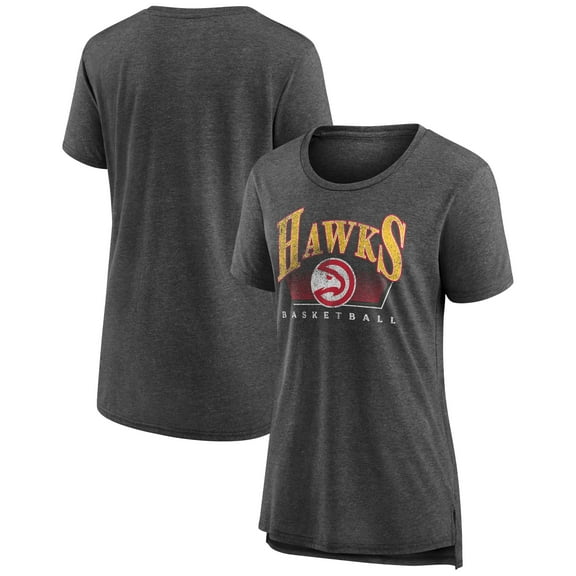 Women's Gray Atlanta Hawks Selection Tri-Blend T-Shirt