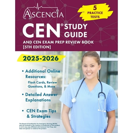 CEN Study Guide 2025-2026: 5 Practice Tests and CEN Exam Prep Review Book [5th Edition], (Paperback)