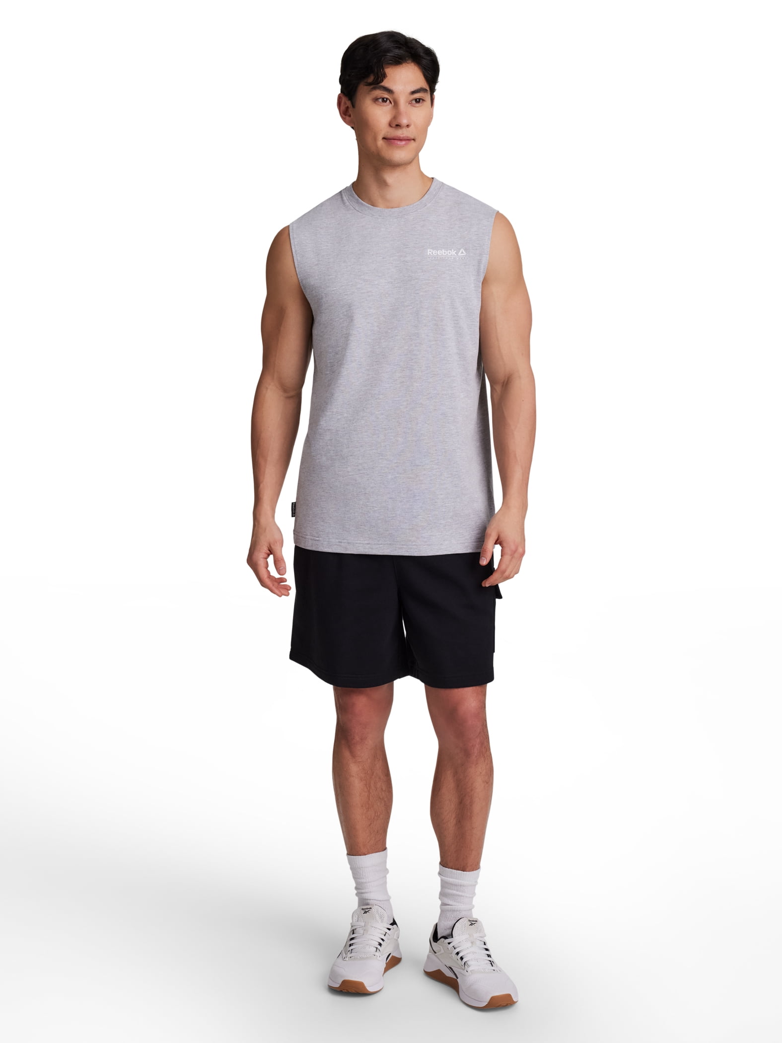 Reebok Men's and Big Men's Trace Sleeveless Graphic Muscle Shirt, Sizes XS-5XL